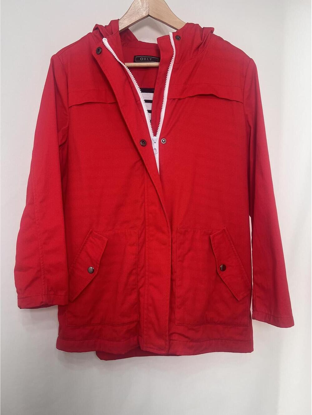 Orly Red Jacket Women's Size 8 Petite